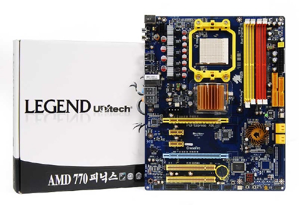 유니텍, 크로스파이어 지원하는 AMD 770 칩셋 메인보드 출시