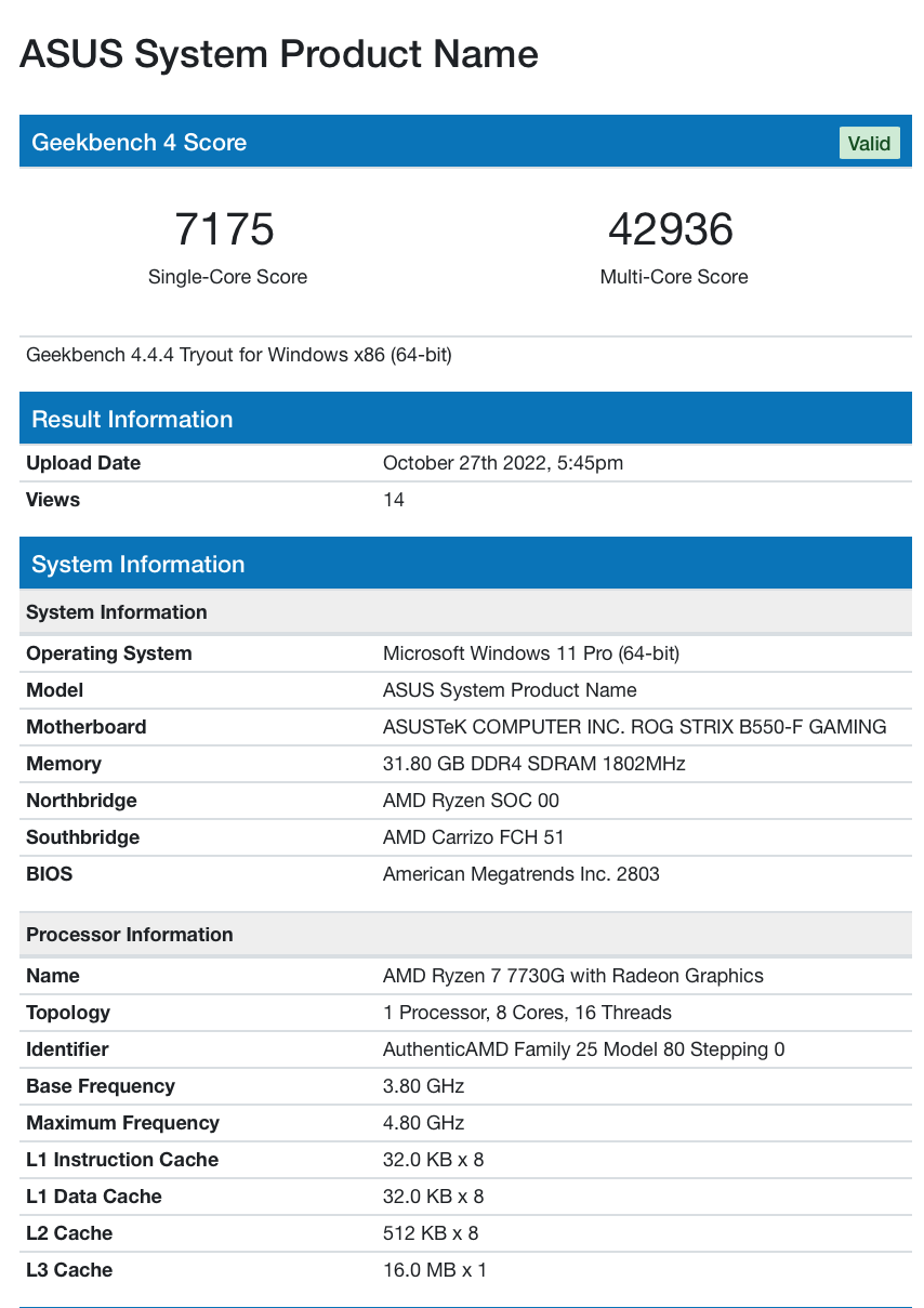 AMD  7 7730G 㺥ġ 4 ׽Ʈ .(ڷ: ITȨ)