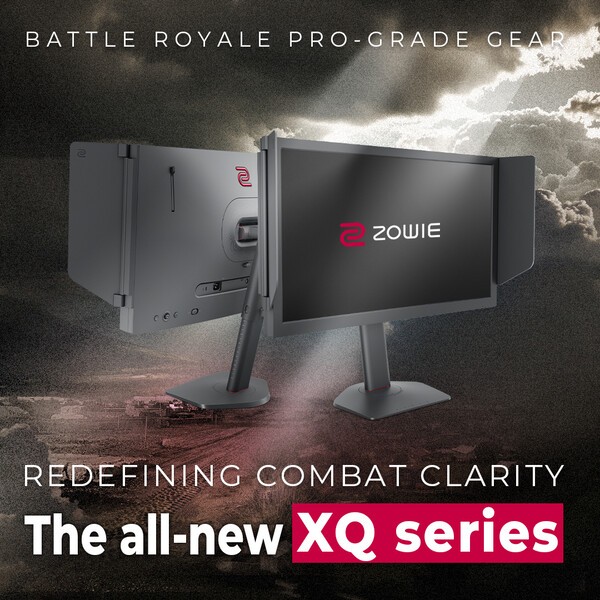 BenQ Zowie Launches XQ2766X: 27-inch QHD 360Hz Gaming Monitor Tailored for Battle Royale Games
